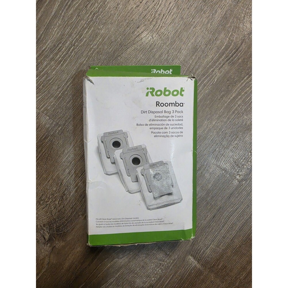 3 iRobot Roomba Dirt Disposal Bags Authentic Replacements All Clean Base Models